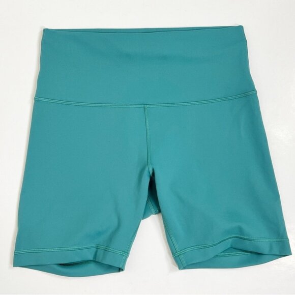 Lululemon Wunder Train High-Rise Short 6" Teal Lagoon - Picture 2 of 7